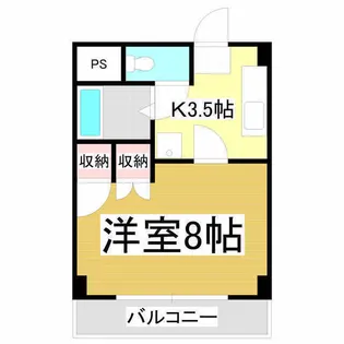 レジデンス赤羽【302号室】の間取り