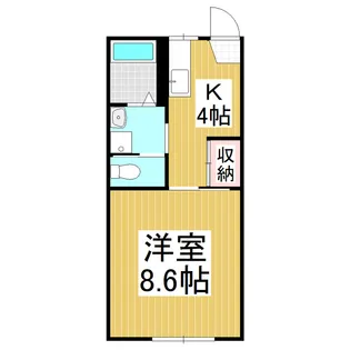 フレグランスS・T・O A棟【102号室】の間取り