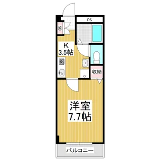 城東マンション【104号室】の間取り