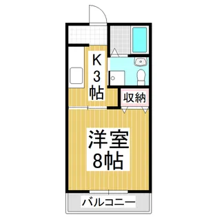 ファイン・ビュー【303号室】の間取り