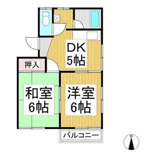 メゾン・ド・やま S棟【101号室】の間取り