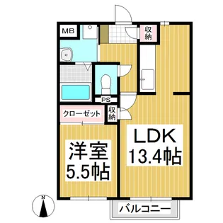 サープラスS・K【1階】の間取り