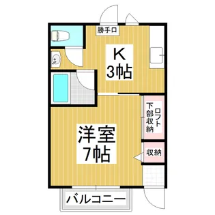 コーポポテンシャル【103号室】の間取り