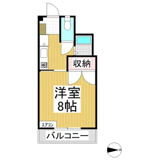 ペルソナツインビル【202号室】の間取り