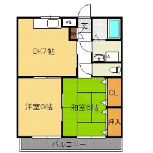 シャルマンハイツマルト【202号室】の間取り
