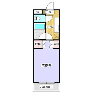 ハーモニー【201号室】の間取り