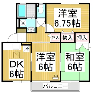 カーサグランデ A棟【101号室】の間取り