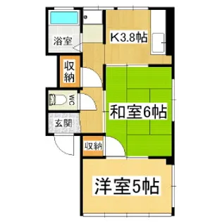 大手ただちやビル【3Fnishi号室】の間取り