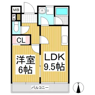 Limpia太田【1階】の間取り