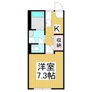 ビューハウス21 A棟【1階】の間取り