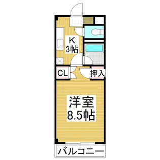 パークタウン小諸 B棟【120号室】の間取り