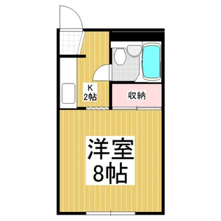 コーポYACHIYO【203号室】の間取り
