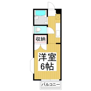 ドムス本郷【201号室】の間取り