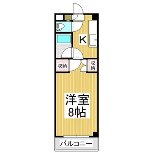 ハイツ原町【207号室】の間取り