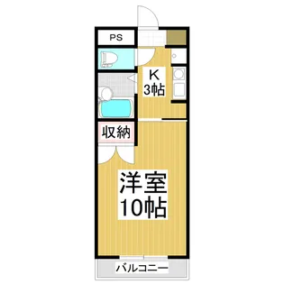 リバーシティ中御所【3階】の間取り
