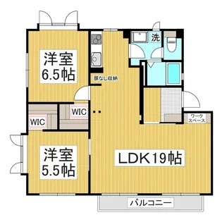 プルミエール桐原C棟【1階】の間取り