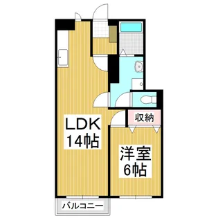 モルティカミジマ【1階】の間取り