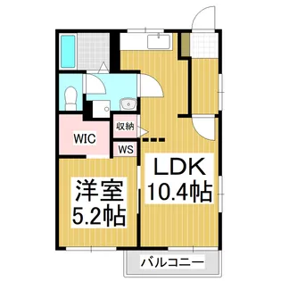 フラワーフレグランス【2階】の間取り