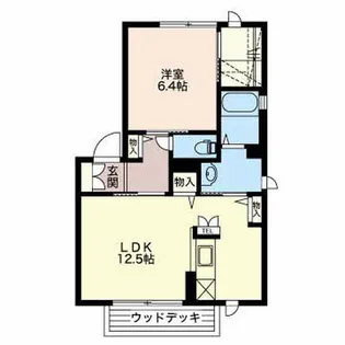 ロックフェニックスB(積和)【1階】の間取り