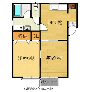 セピアモモセ【102号室】の間取り