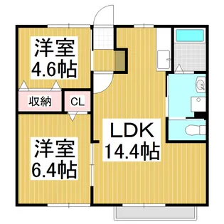 フォーブルT【2階】の間取り