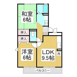 ハイカムールマルナカ【3階】の間取り