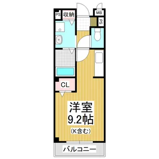 アベニールハイムA【1階】の間取り
