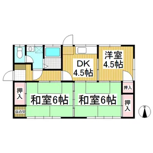 長野県長野市松代町東条【一戸建】の間取り