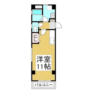 アドヴァンスK【1階】の間取り