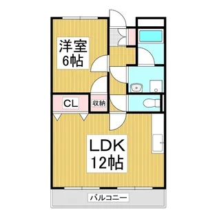 リンピアルネッサ【301号室】の間取り