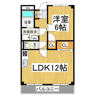 リンピアルネッサ【305号室】の間取り