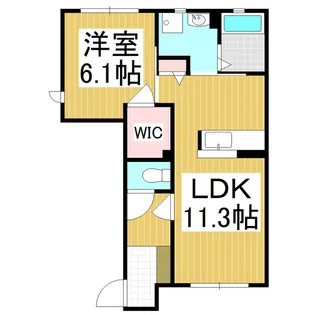 ボナール N【101号室】の間取り