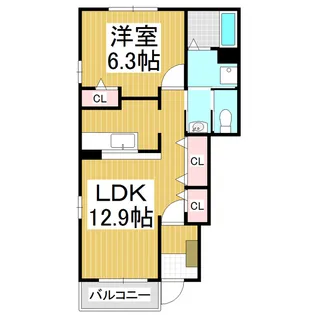 エオン21−Ⅴ【1階】の間取り