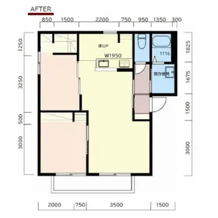 ランスフィールドC【201号室】の間取り
