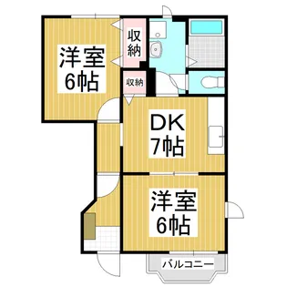 ラフィーネM−Ⅱ【1階】の間取り