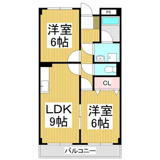 ファミーユ鎌倉【2階】の間取り