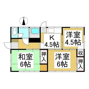 長野県長野市大豆島【一戸建】の間取り