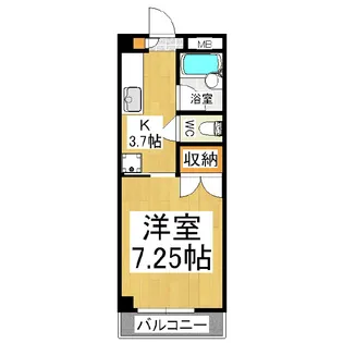 両下SKハイツ【104号室】の間取り