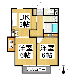 リッチ21【203号室】の間取り