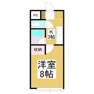 みわ鎌倉館【205号室】の間取り