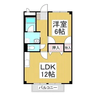 Limpiaメゾン・ド・リラ【1階】の間取り