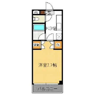 クレール泉【201号室】の間取り