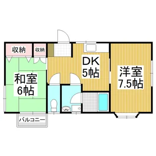 パレル38【202号室】の間取り
