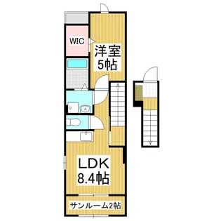 フェリーチェ【2階】の間取り