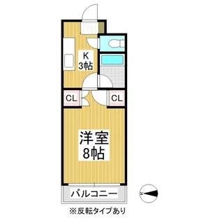 南町ニュータウン F棟【202号室】の間取り