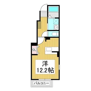 メゾンリヴェール【101号室】の間取り