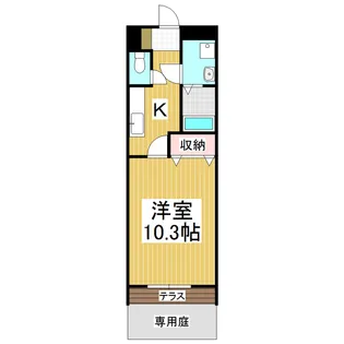 イーストピア【1階】の間取り
