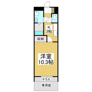 イーストピア【1階】の間取り