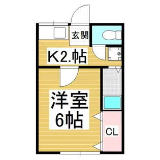伊久間ハイツ2【27号室】の間取り