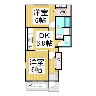 フォルトゥーナ【1階】の間取り